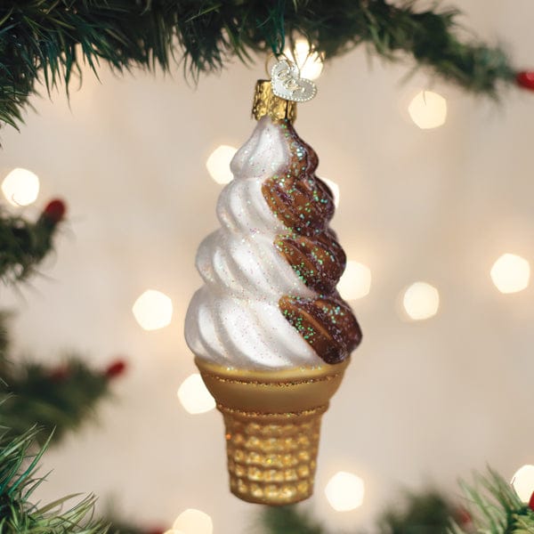 Chocolate Swirl Soft Serve Ornament - My American Goods