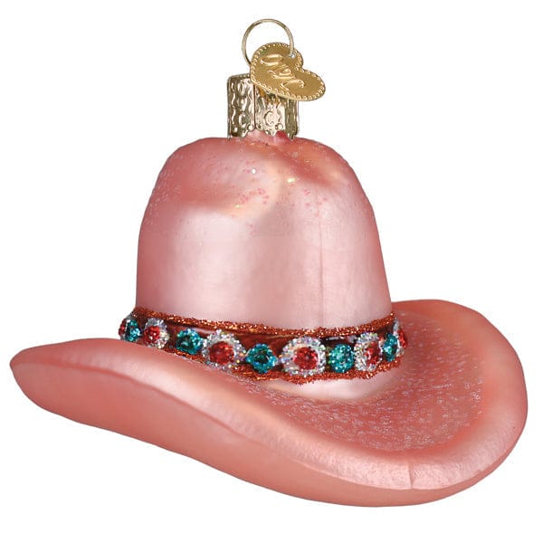 Old World Christmas 2.75 X 3.75 X 3.25 / 32750 Cowgirl Hat Ornament