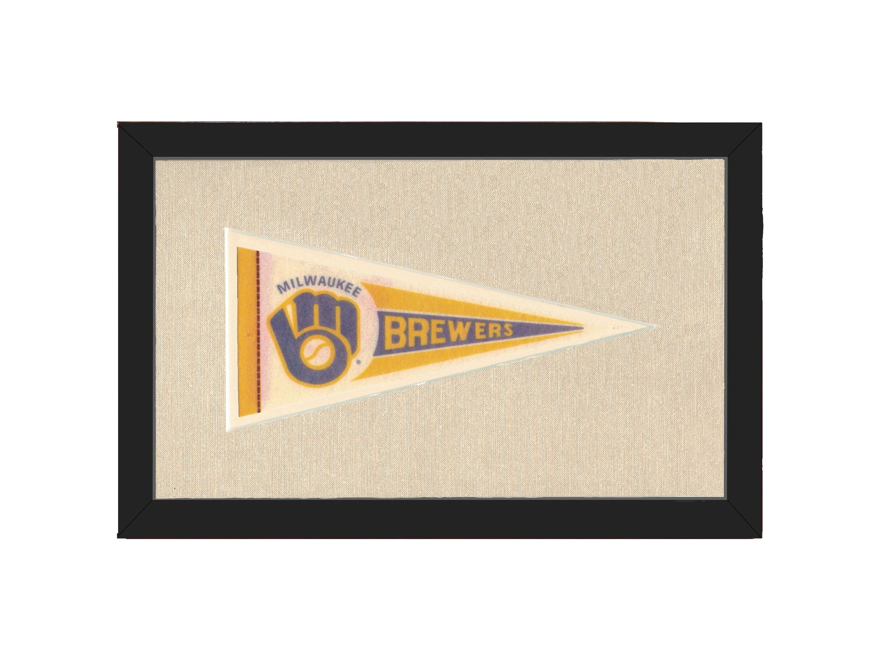 Americana Memories Vintage Pennants and Memorabilia Vintage Milwaukee Brewery Pennant
