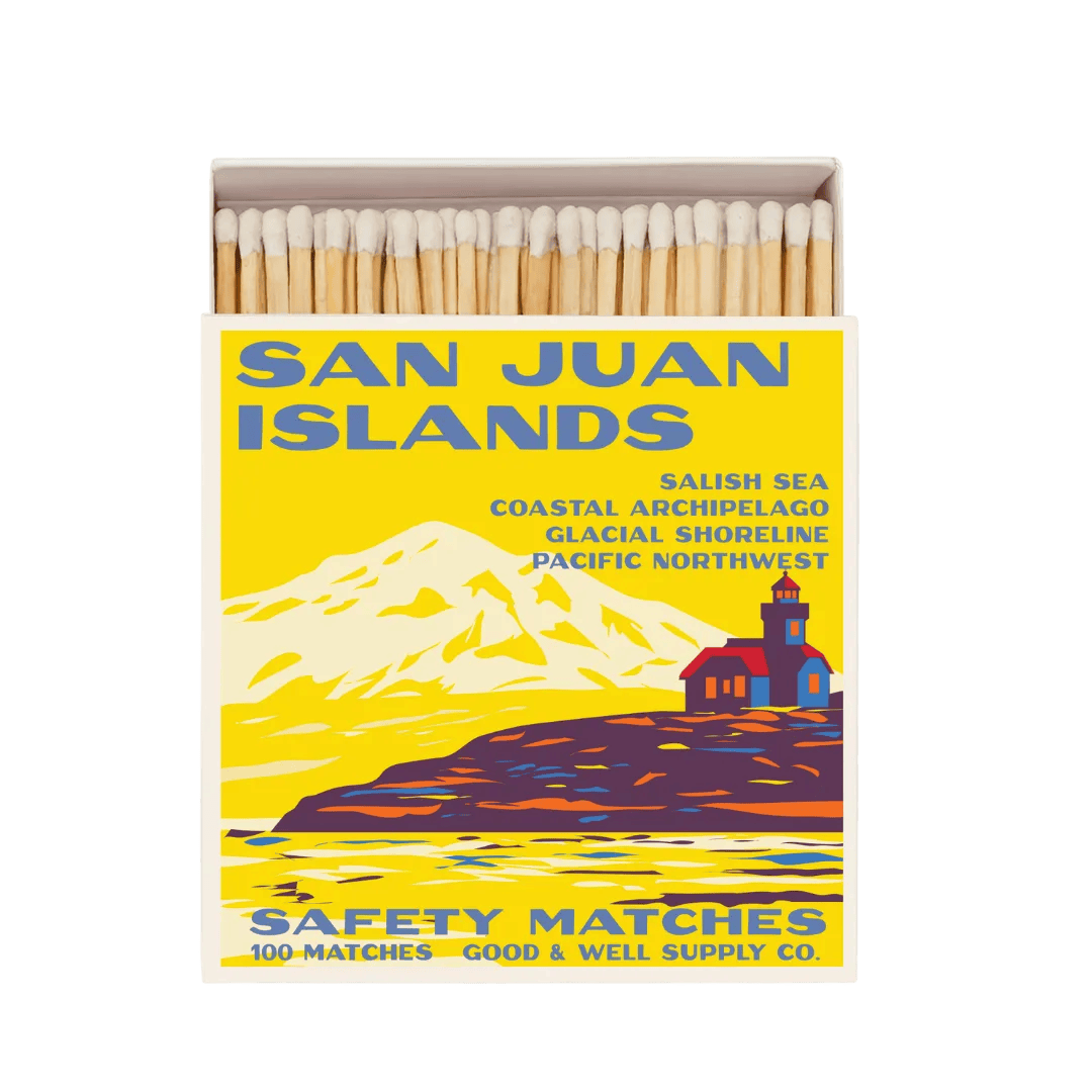 Good & Well Supply Co San Juan Islands Vintage National Park Cabin Matches