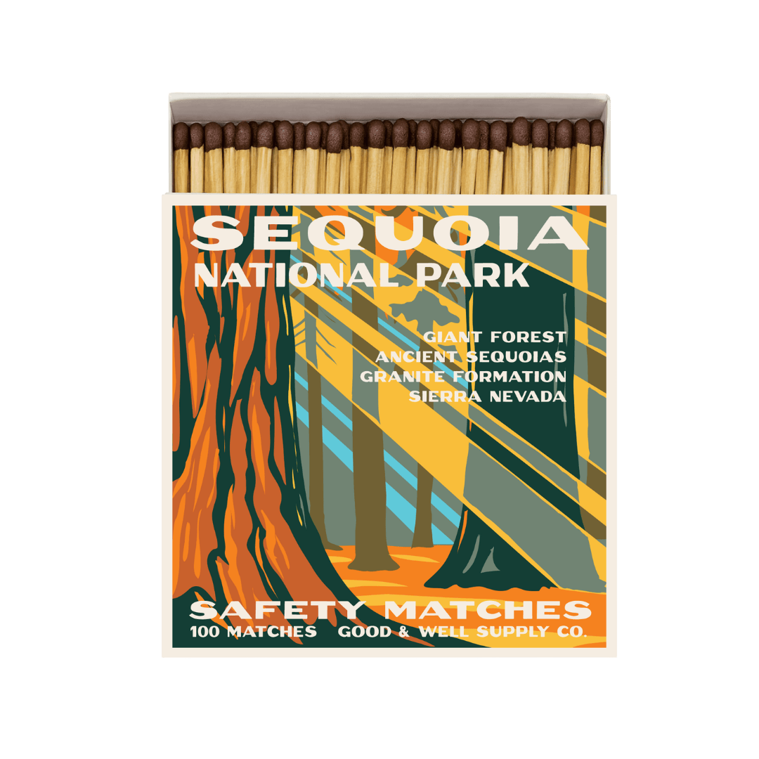 Good & Well Supply Co Sequoia Vintage National Park Cabin Matches