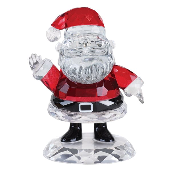 Old World Christmas 3.5 X 2.75 X 2.25 / 34053 Santa Claus Crystal Figurine