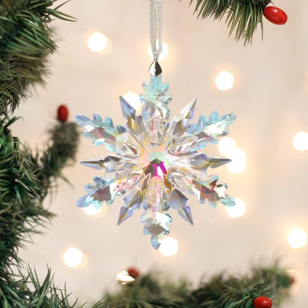 Radiant Crystal Snowflake Ornament - My American Goods