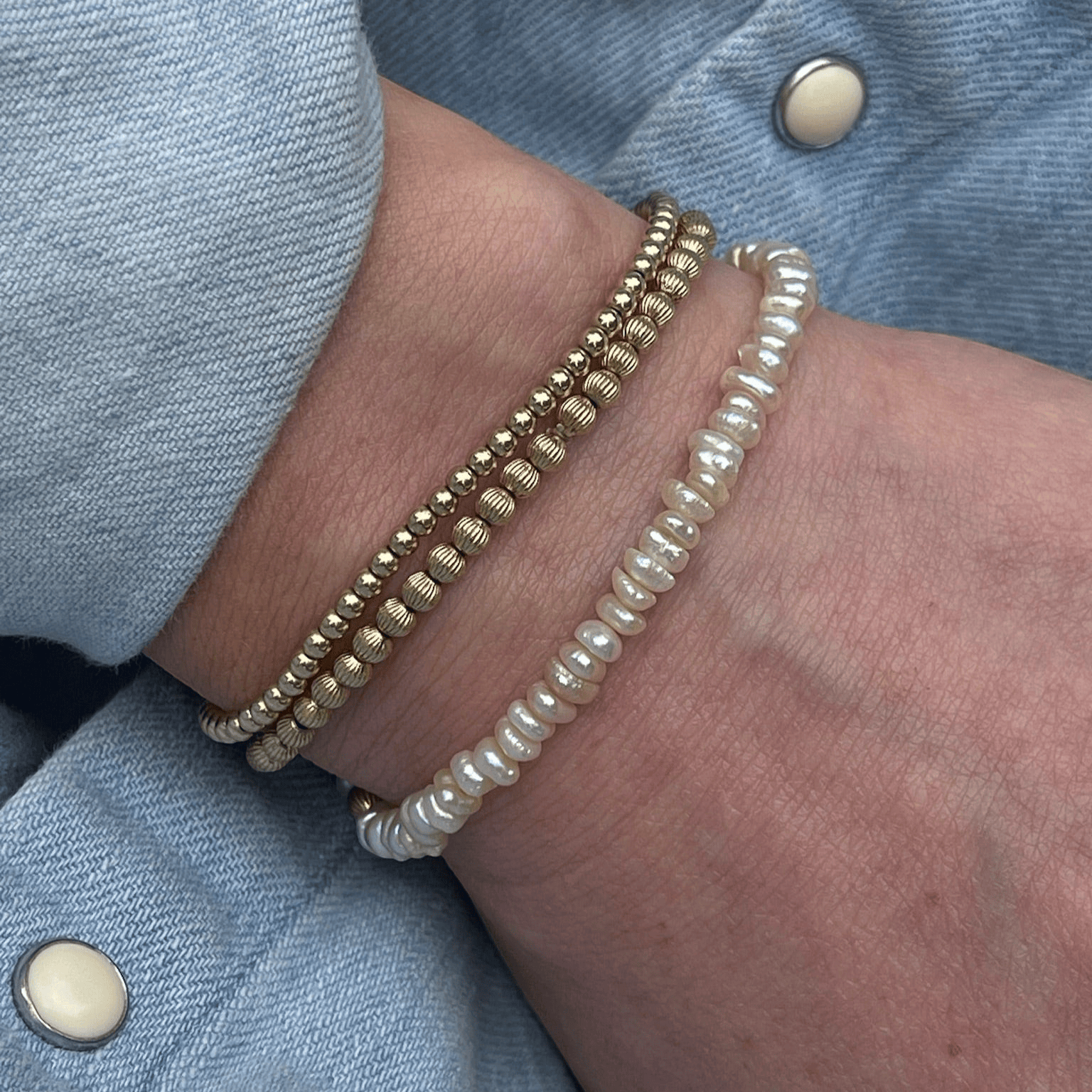 Cuffed by Nano LLC Freshwater Pearl Bracelet