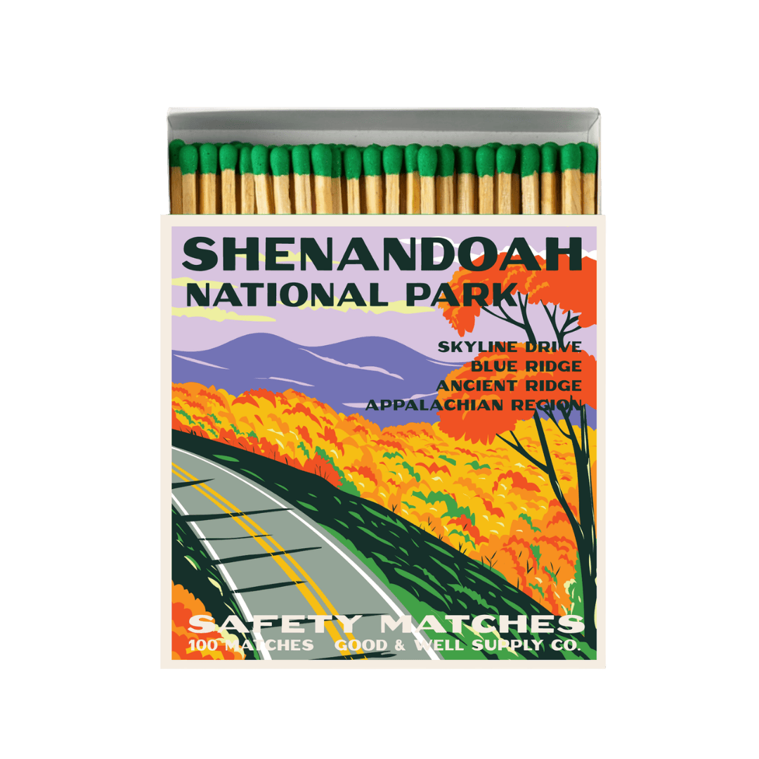 Good & Well Supply Co Shenandoah Vintage National Park Cabin Matches
