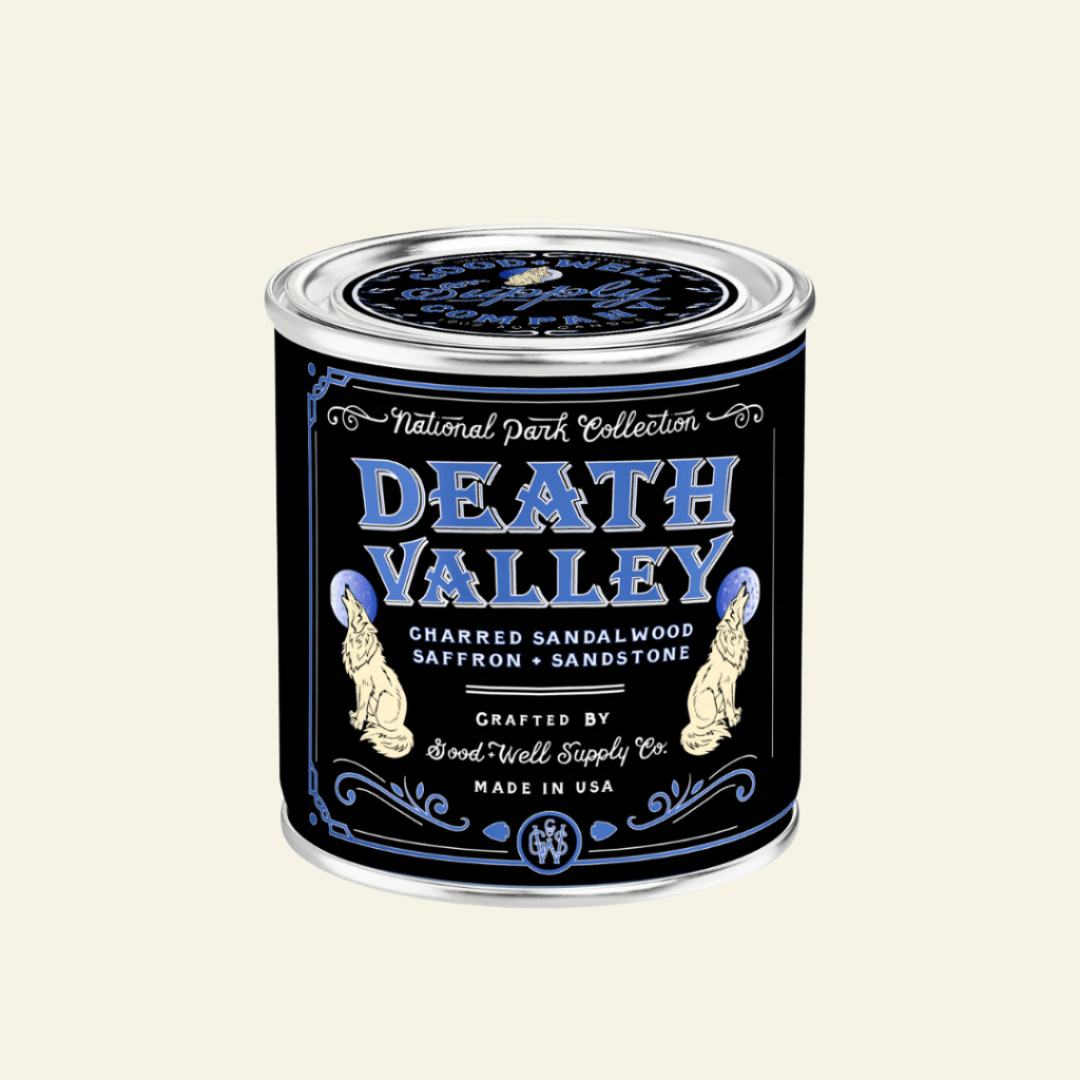 Candle canister labeled &