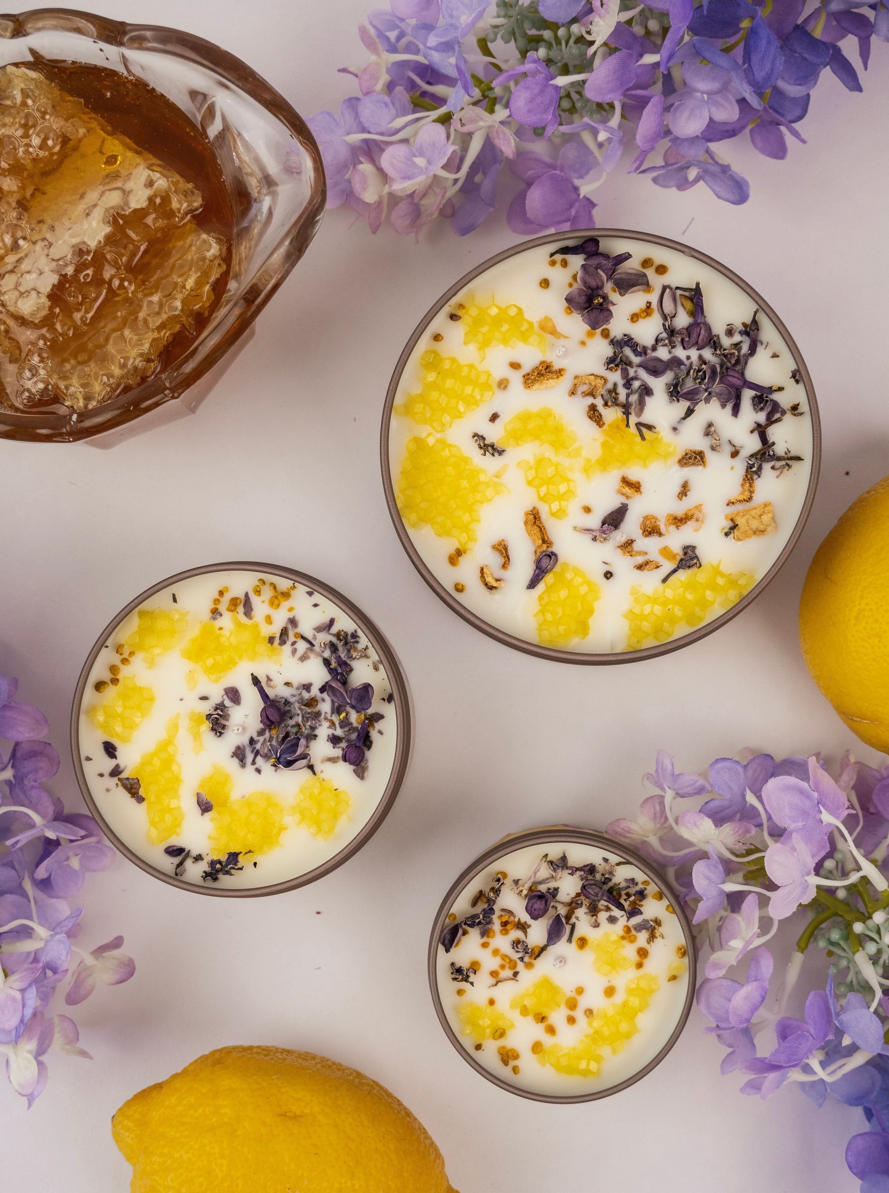 Ash & Rose candle NECTAR Lilac Lemon Honey Candle