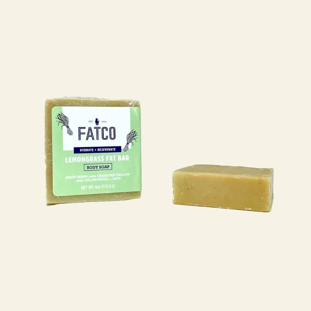 FATCO Skincare Products Lemongrass Fat Bar, 4 Oz