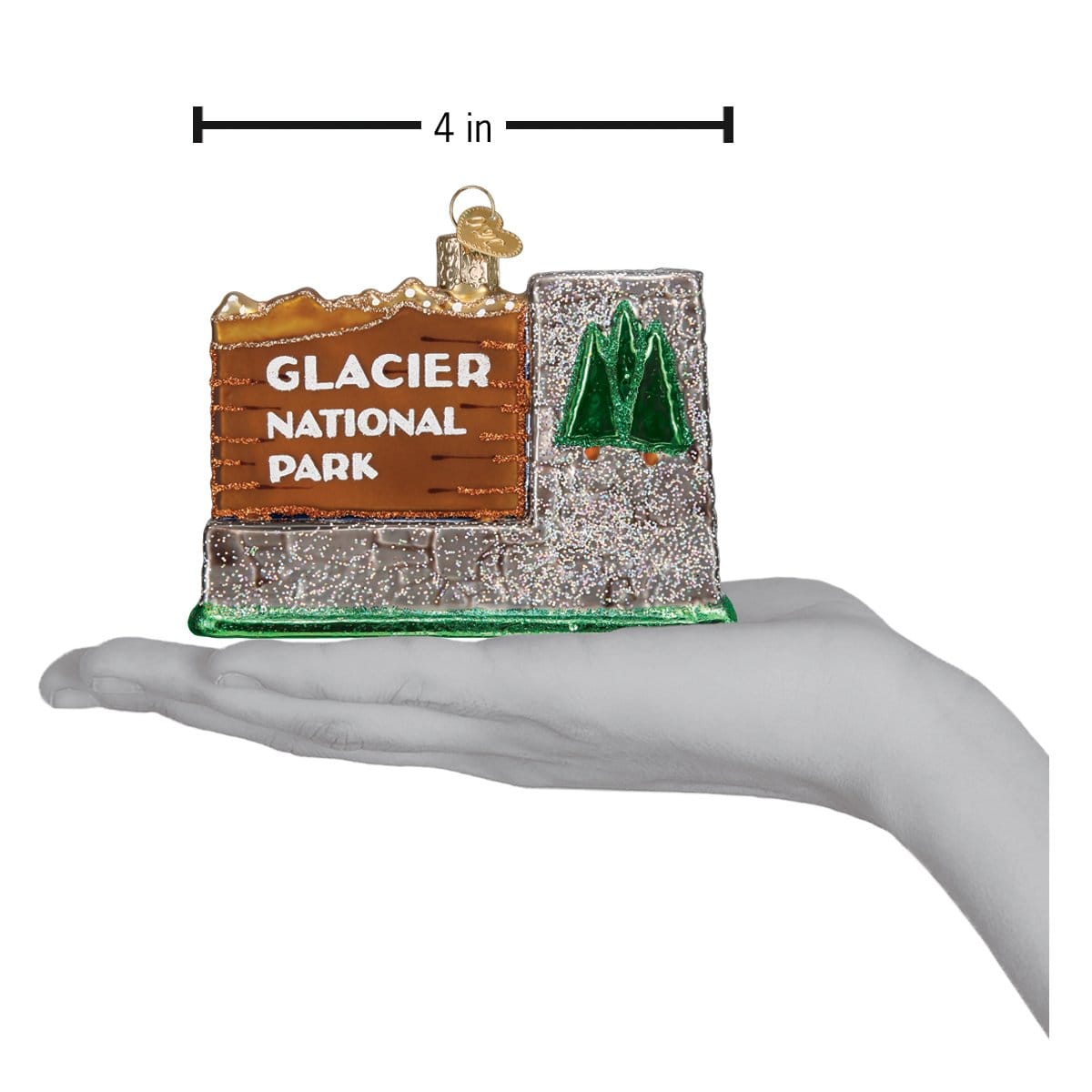 Old World Christmas 3 X 4 X 1 / 36174 Glacier National Park