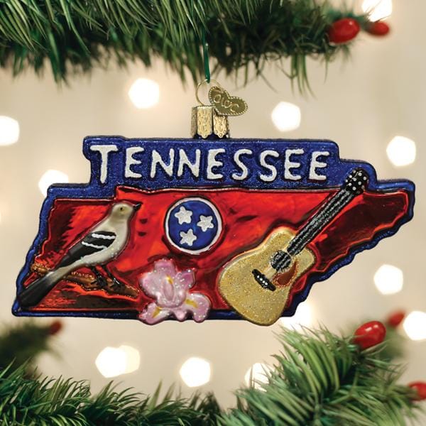 Old World Christmas 5.25 X 1 X 2.75 / 36286 State Of Tennessee Ornament