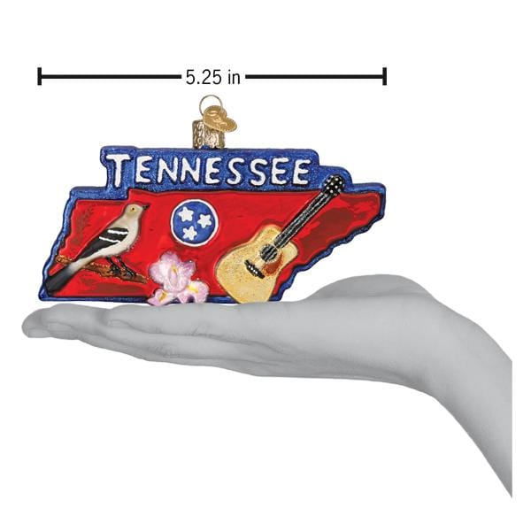 Old World Christmas 5.25 X 1 X 2.75 / 36286 State Of Tennessee Ornament