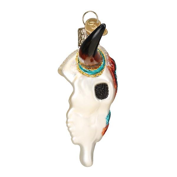 Old World Christmas 4 X 1.5 X 3.5 / 36290 Southwestern Steer Skull Ornament