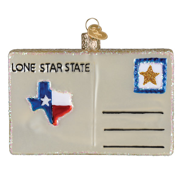 Texas Postcard Ornament