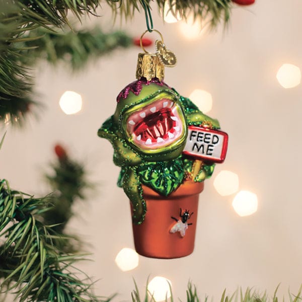 Old World Christmas 3.25 X 2.25 X 1.75 / 36352 Venus Fly Trap Ornament