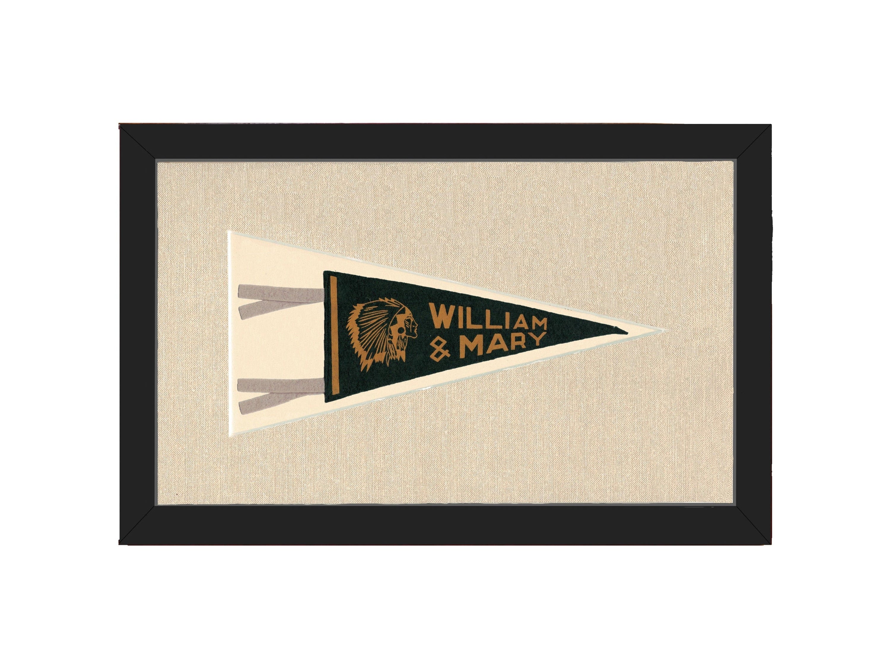 Americana Memories Vintage Pennants and Memorabilia Vintage William & Mary College Pennant