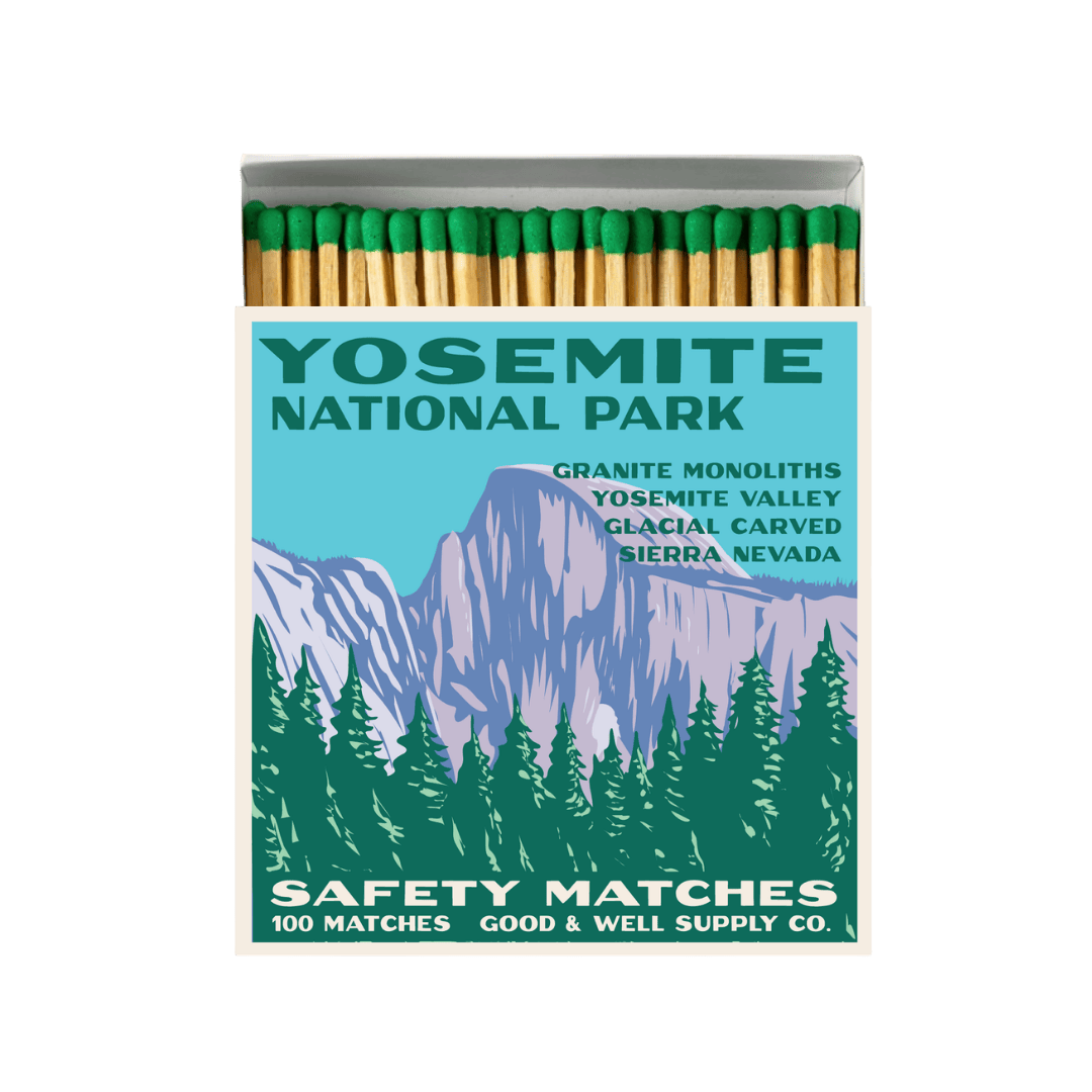 Good & Well Supply Co Yosemite Vintage National Park Cabin Matches