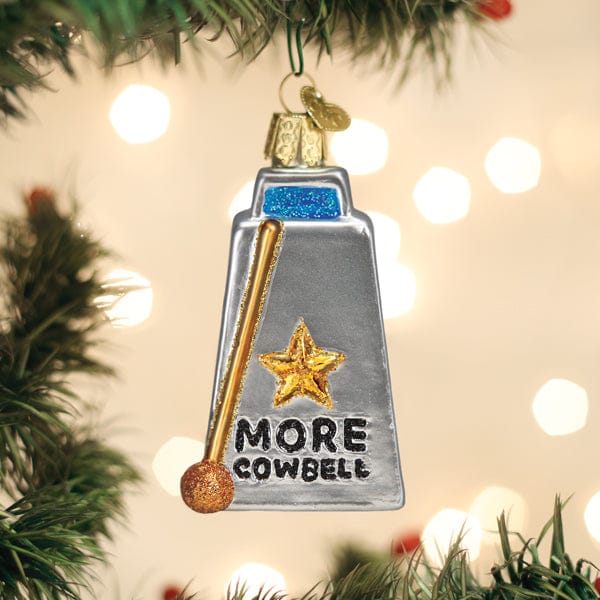 Old World Christmas 3.25 X 2 X 1.5 / 38063 Cowbell Ornament