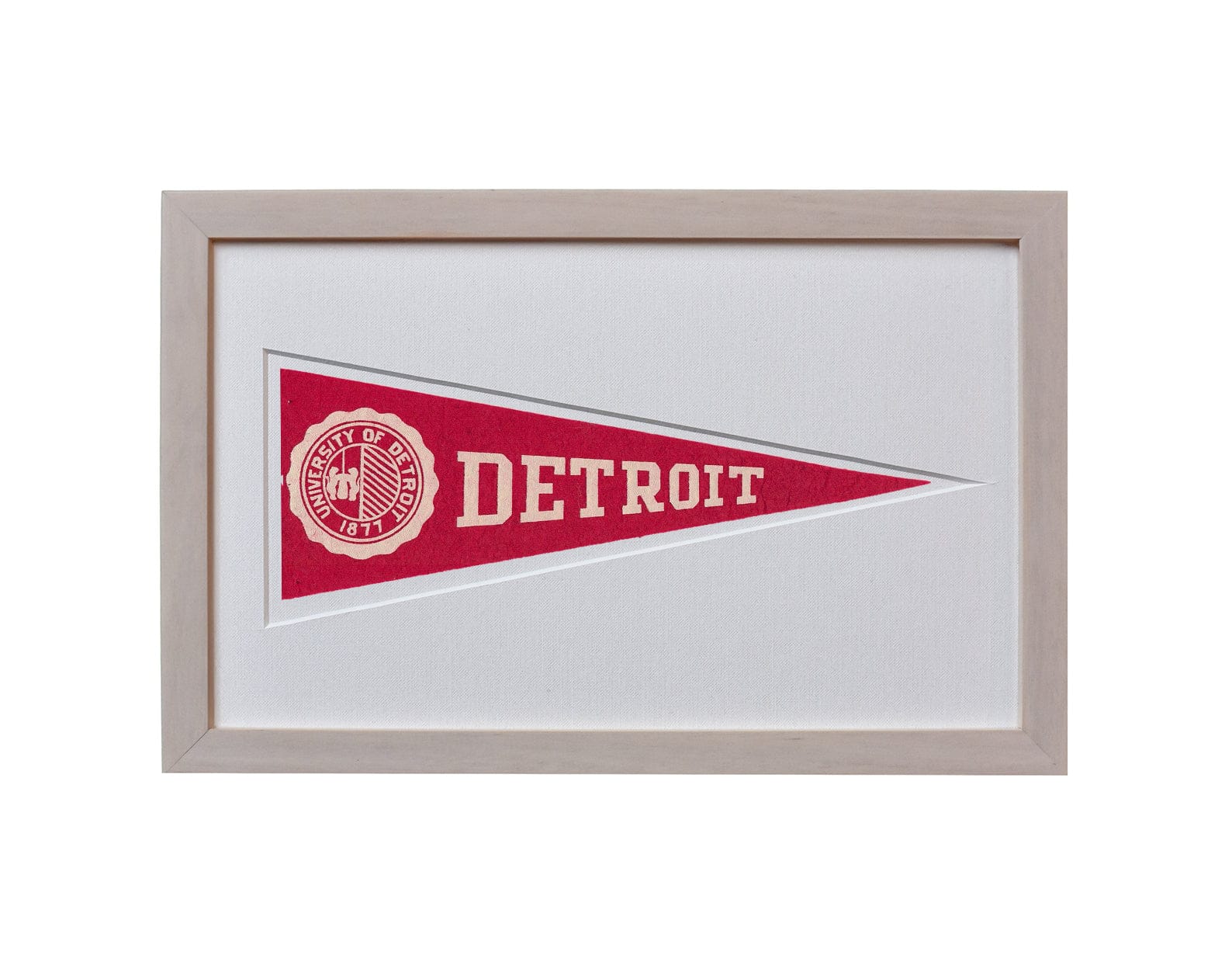 Americana Memories Vintage Detroit University Hormel Pennant