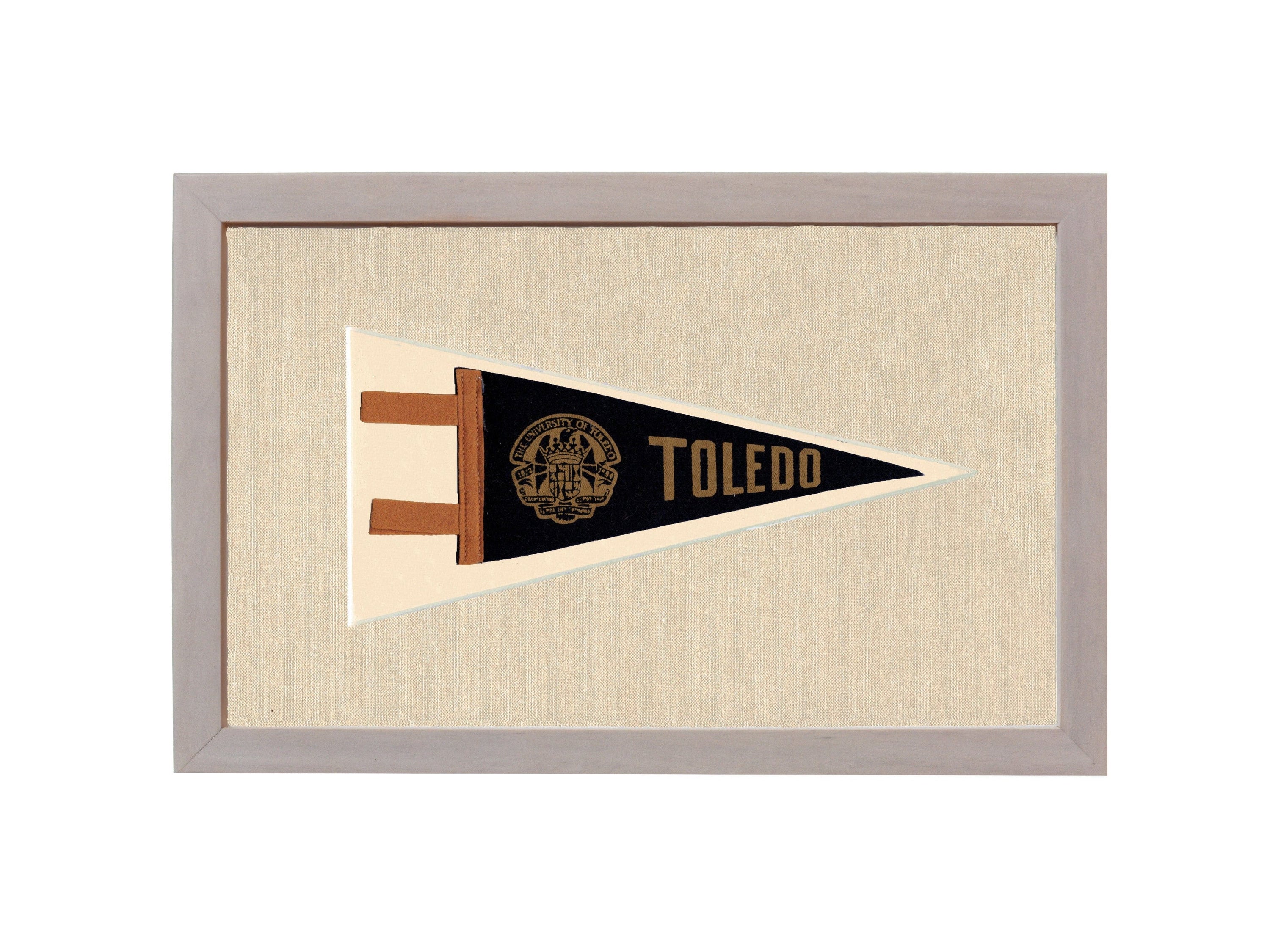 Americana Memories Vintage Pennants and Memorabilia Vintage University of Toledo Pennant