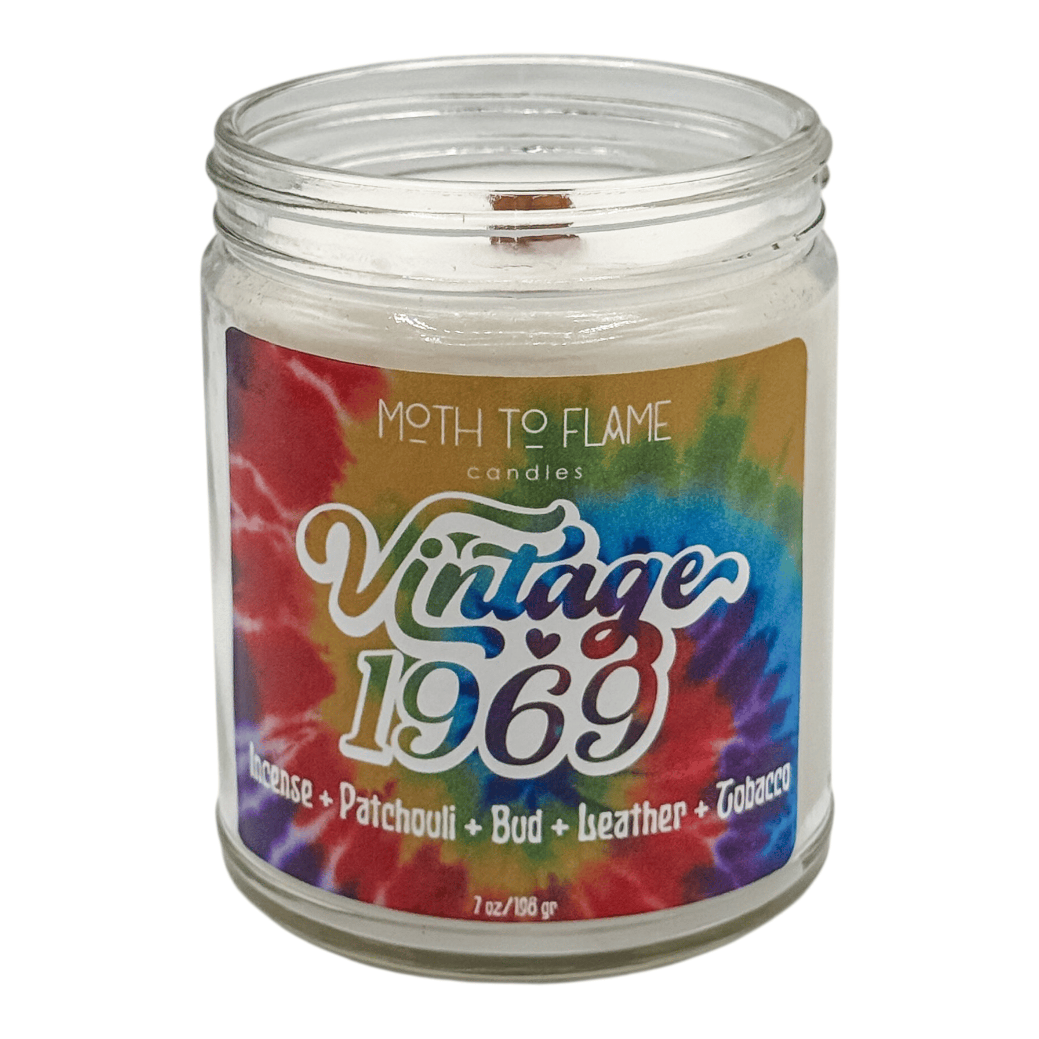 Moth to Flame Candles Candles Vintage 1969 – 7 oz / 12 oz Candle
