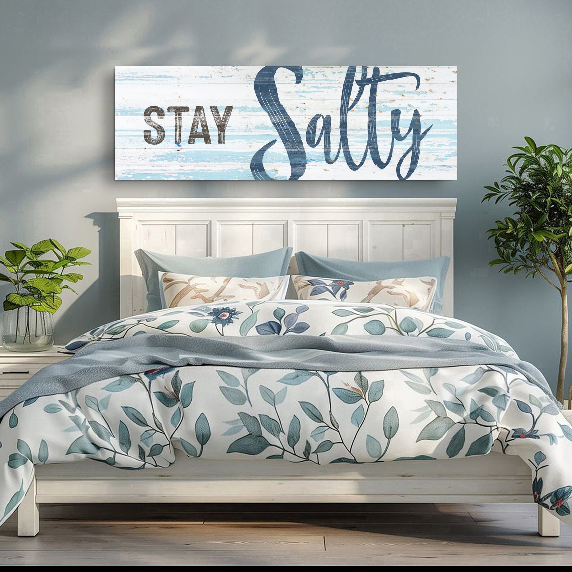 Tailored Canvases Canvas Stay Salty Coastal Sign IX