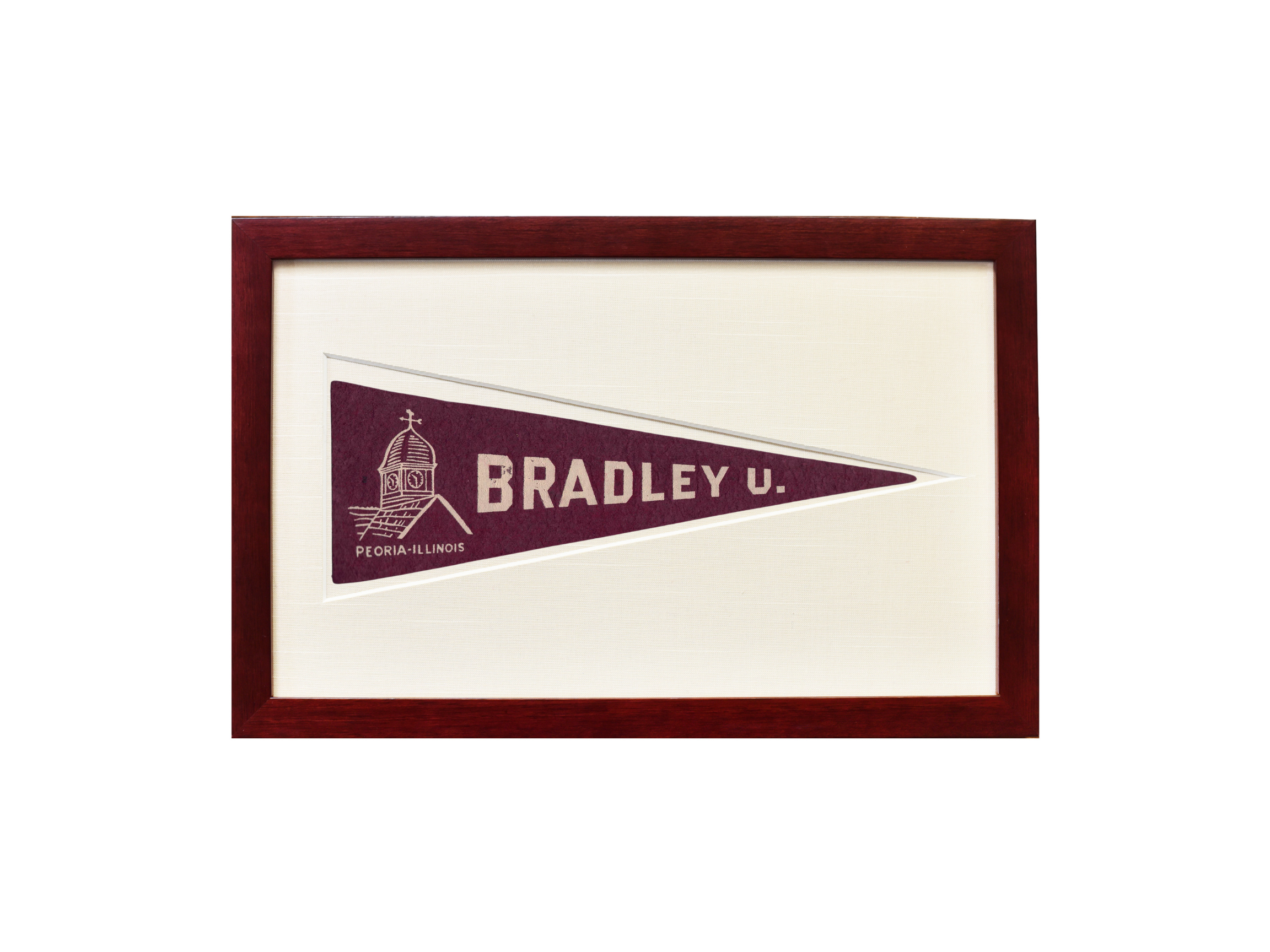 Vintage Bradley University Hormel Pennant