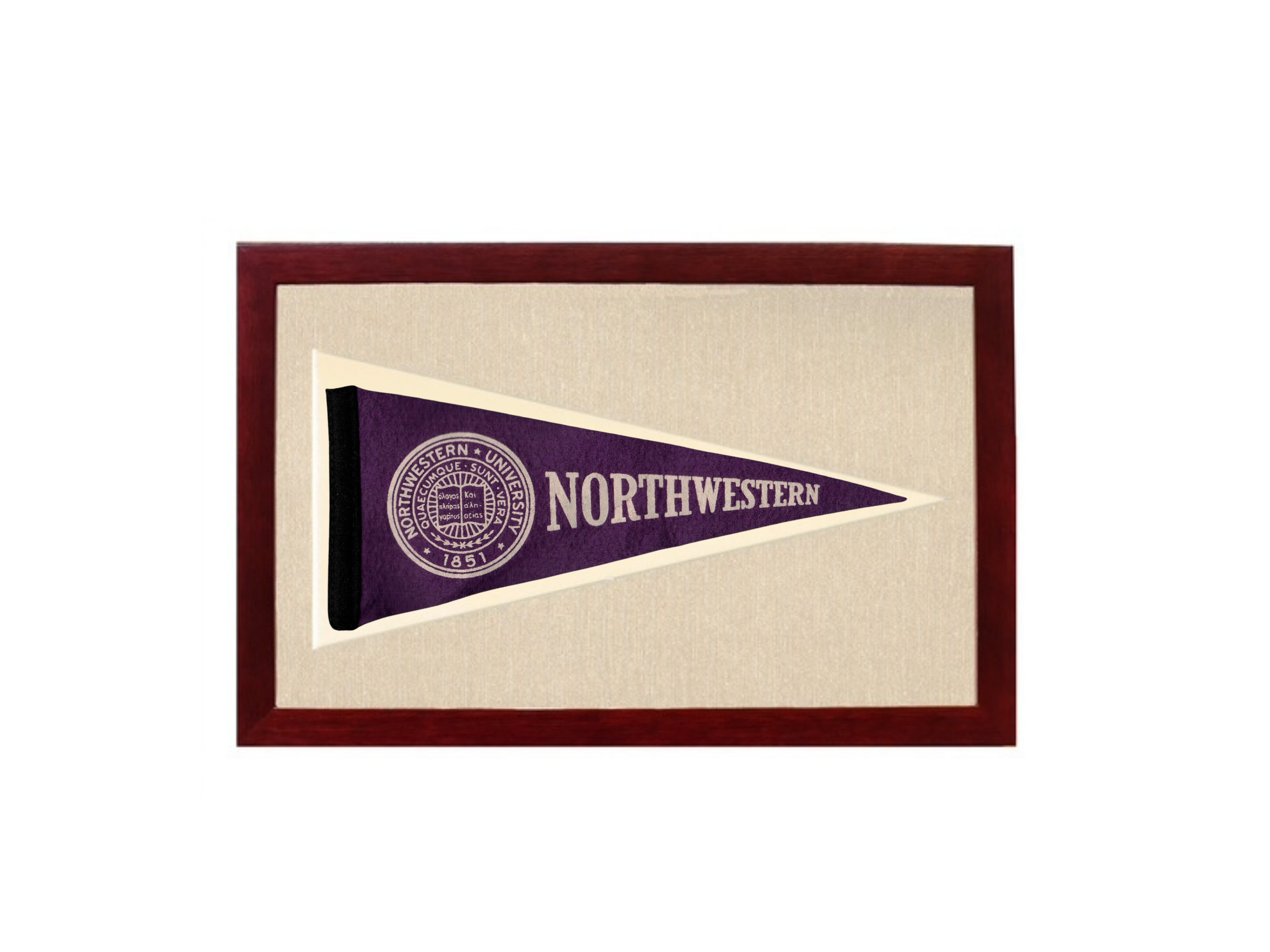 Vintage Northwestern University Pennant