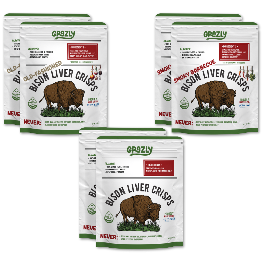 Bison Liver Crisp Variety Pack - My American Goods