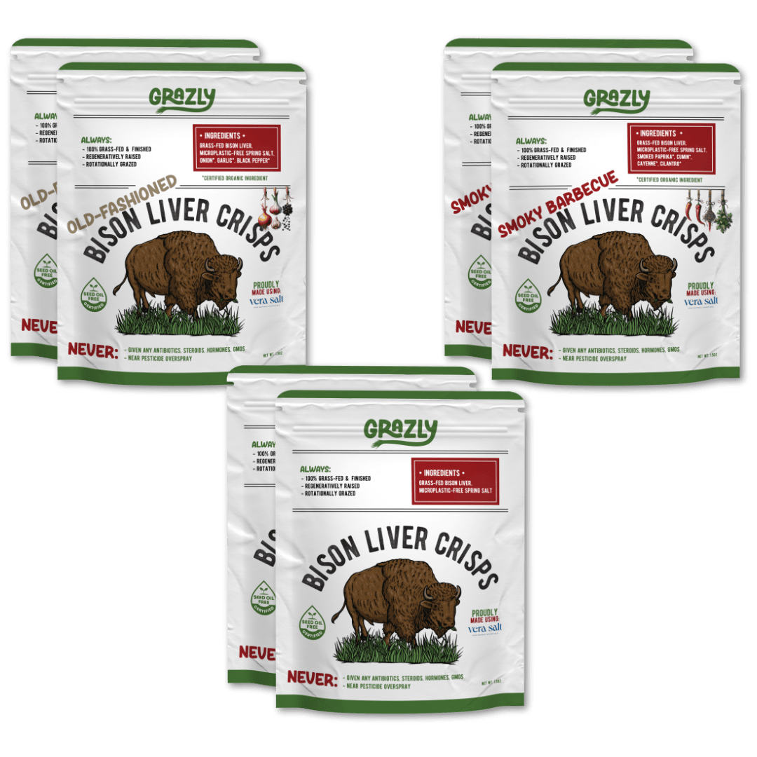 Bison Liver Crisp Variety Pack - My American Goods