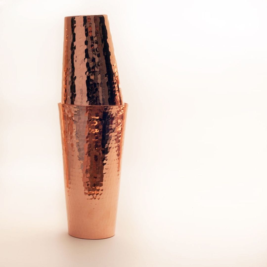 Sertodo Barware & Bar Tools Boston Copper Cocktail Shaker Set