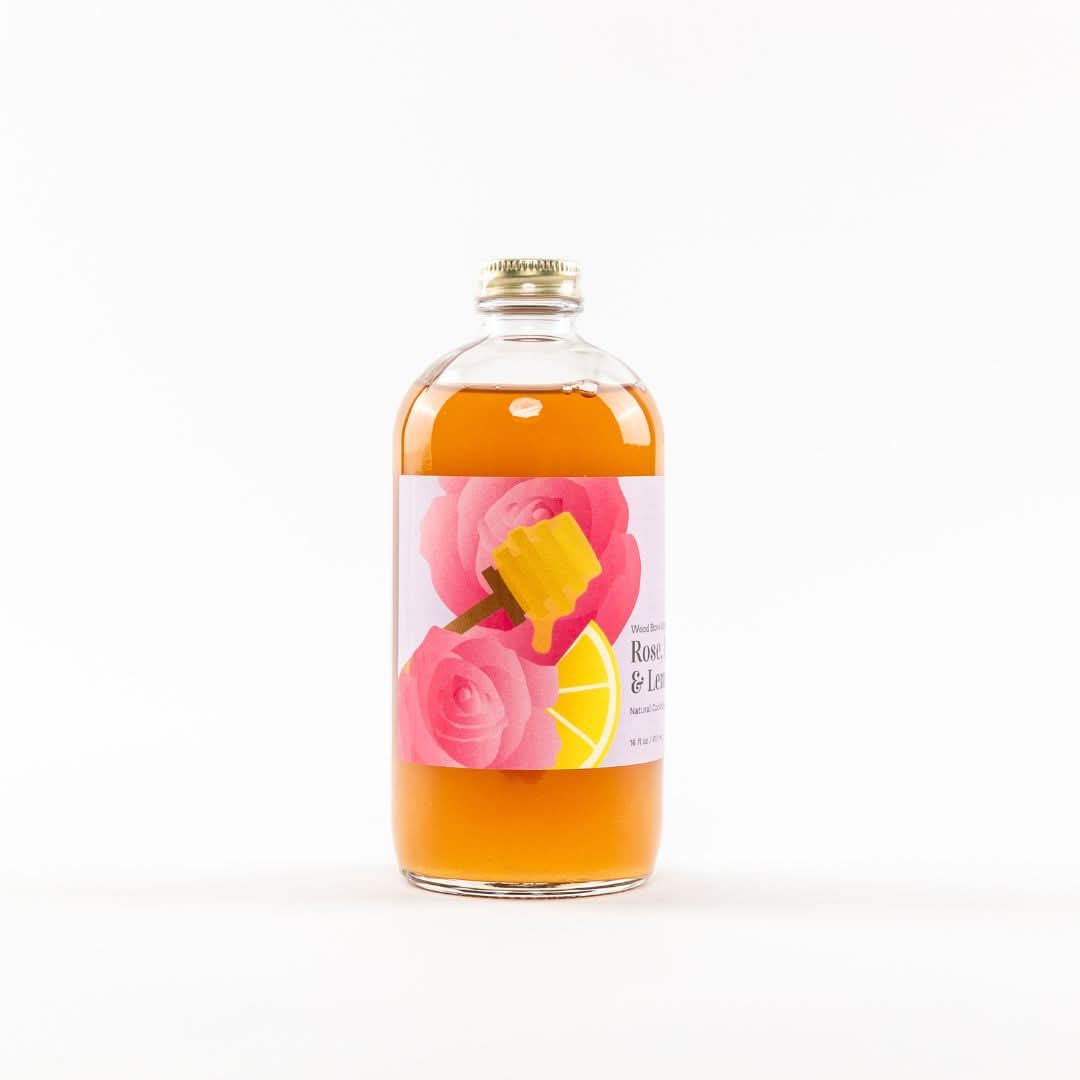 Rose, Honey & Lemon Cocktail-Mocktail Mixer, 16 fl oz - My American Goods