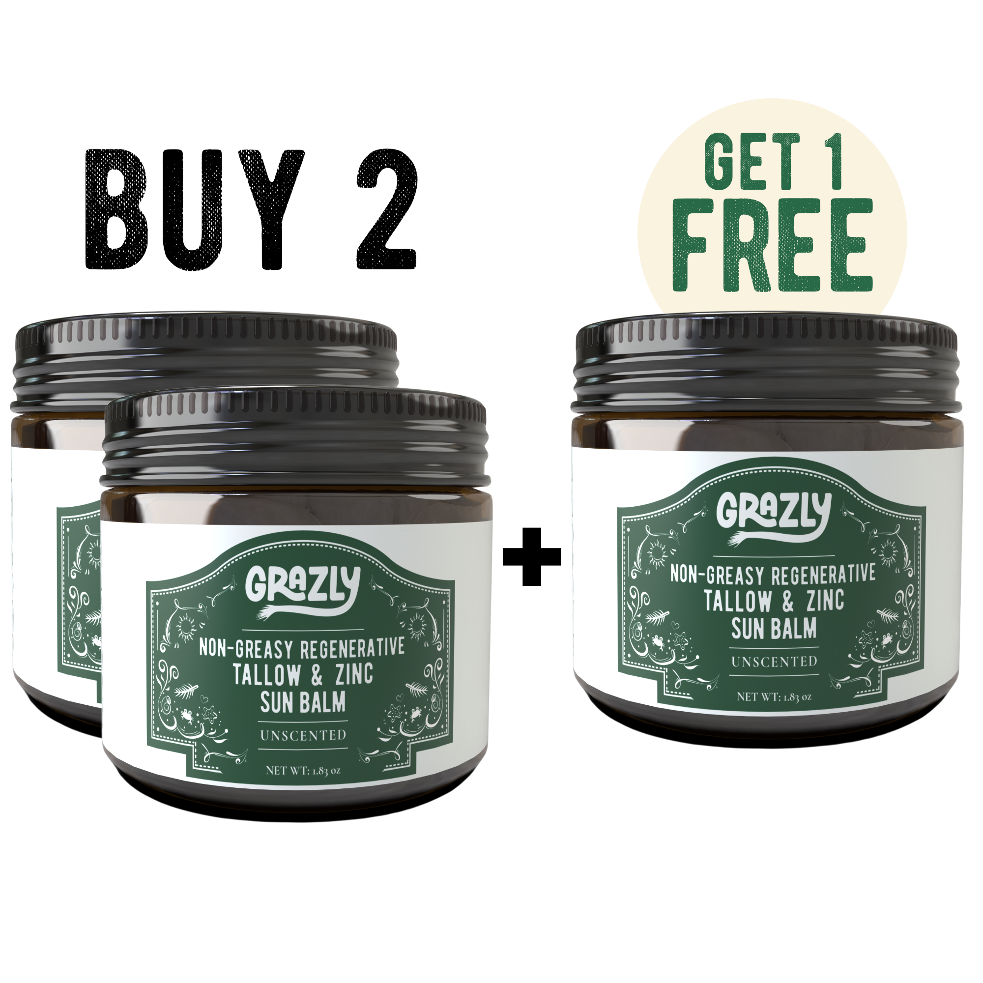 Regenerative Tallow & Zinc Sun Balm - My American Goods