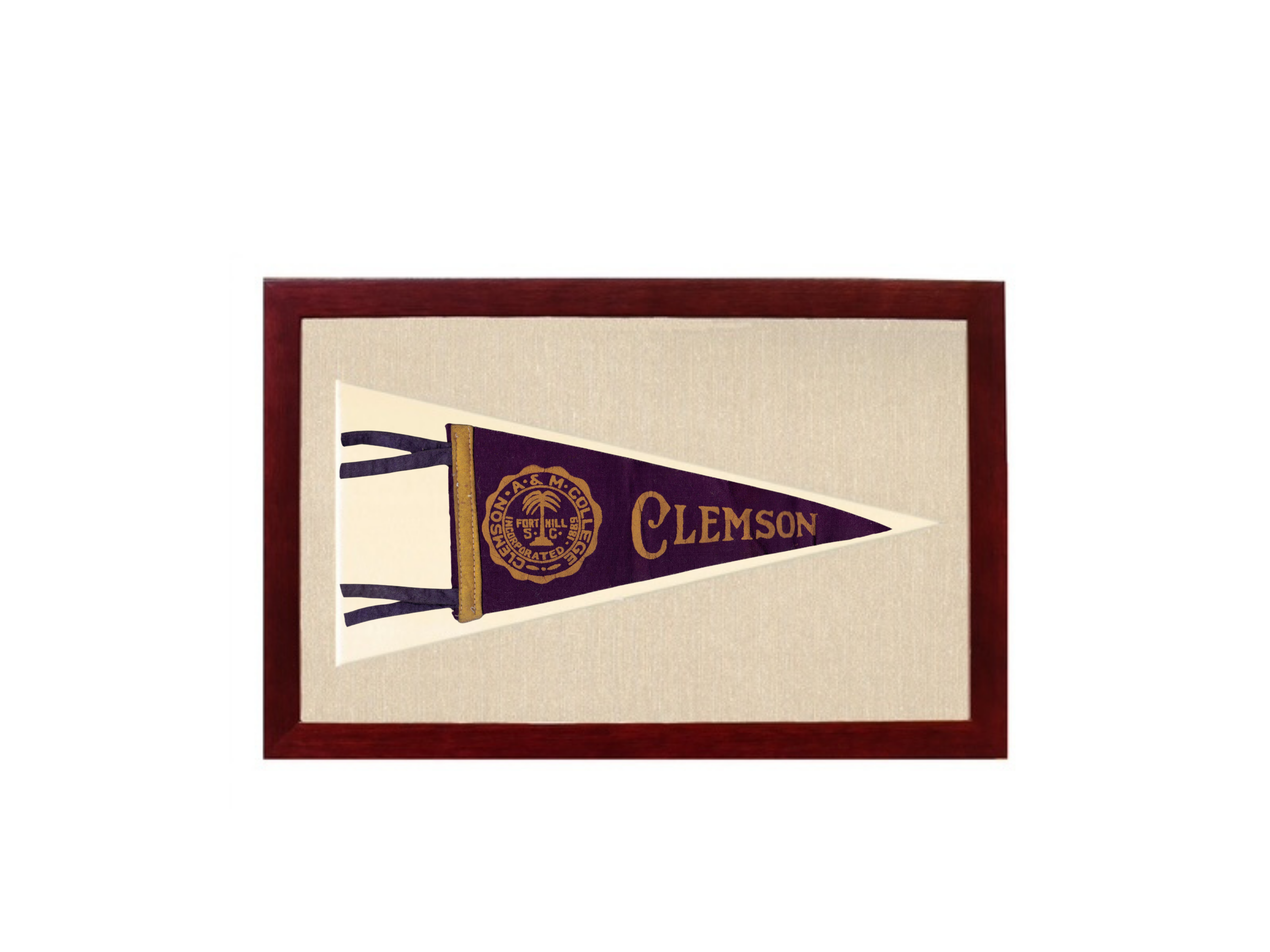 Vintage Clemson Pennant