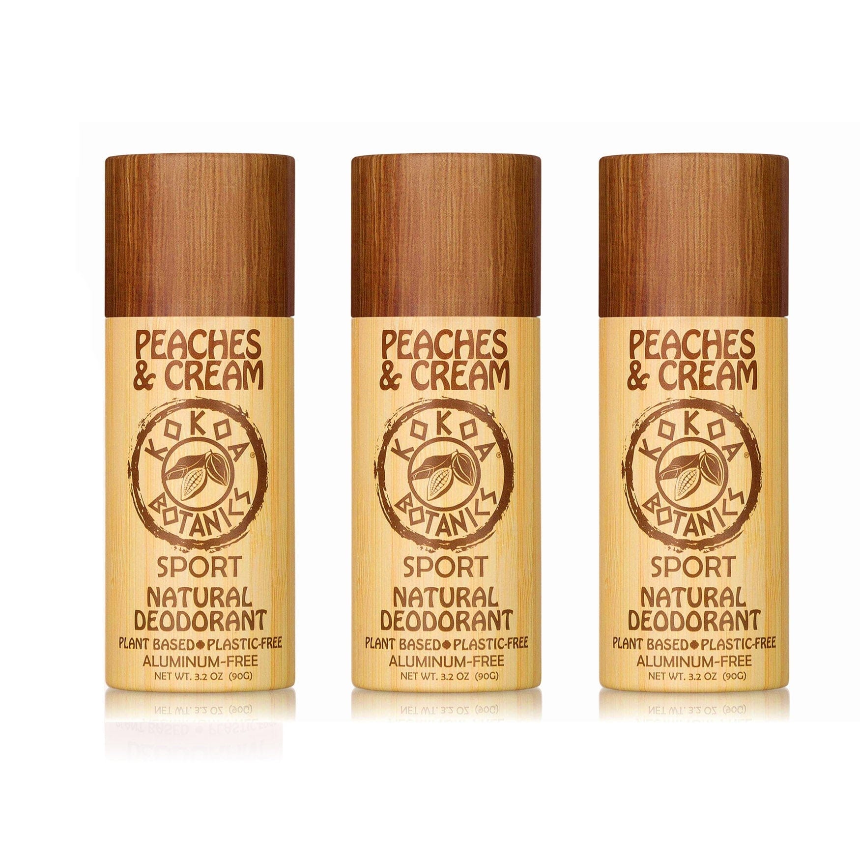 KOKOA BOTANICS deodorant 3 Pack Natural Deodorant - Aluminum-Free