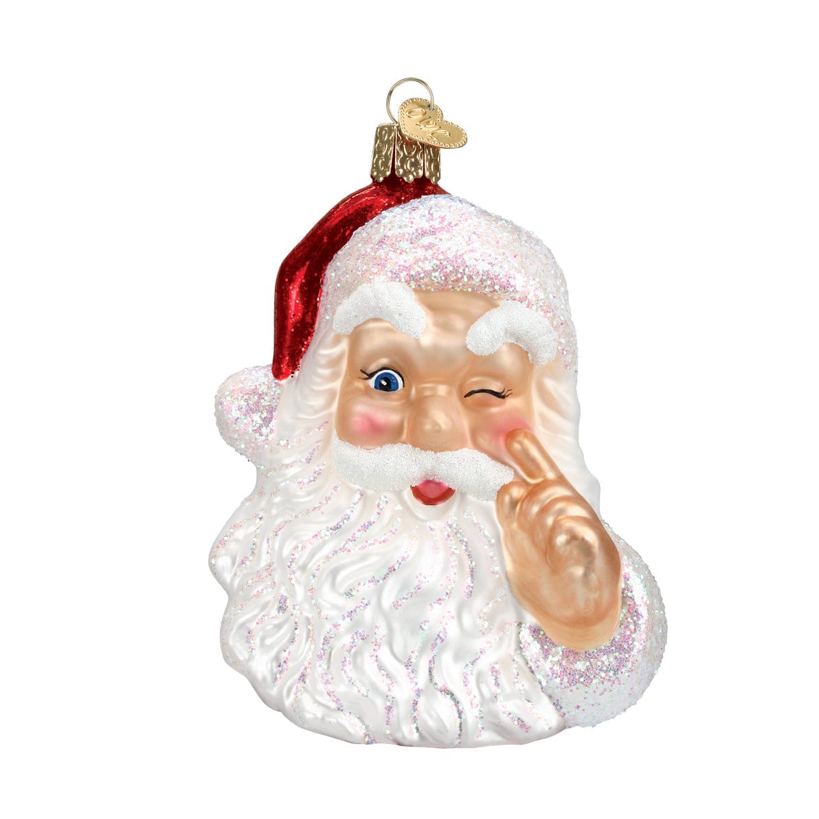 Old World Christmas 4 X 3.25 X 2.25 / 40166 Night Before Christmas Santa
