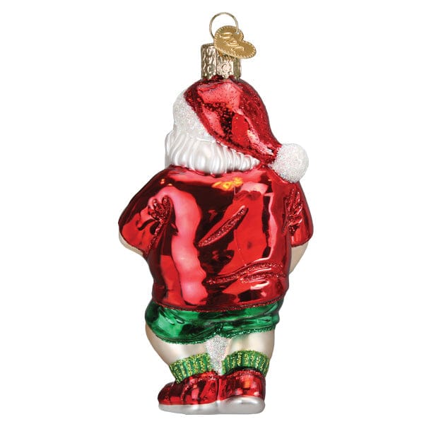 Old World Christmas 5 X 2.75 X 2.5 / 40339 Pickleball Santa Ornament