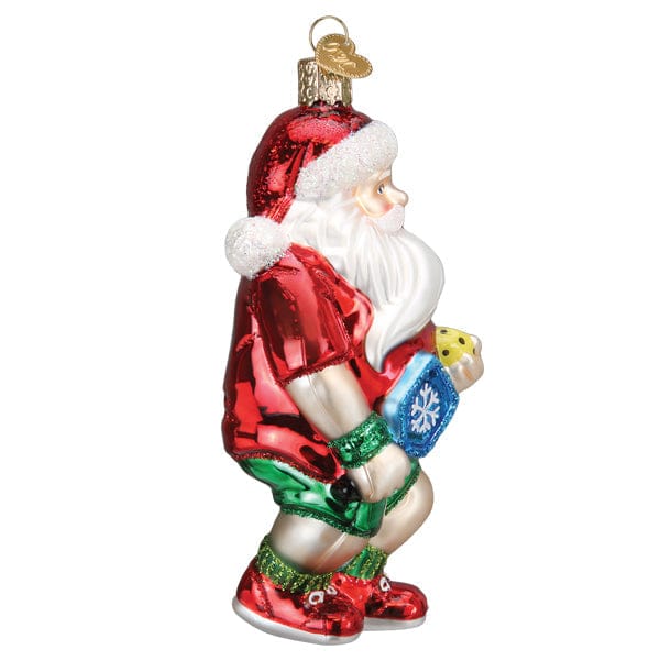 Old World Christmas 5 X 2.75 X 2.5 / 40339 Pickleball Santa Ornament