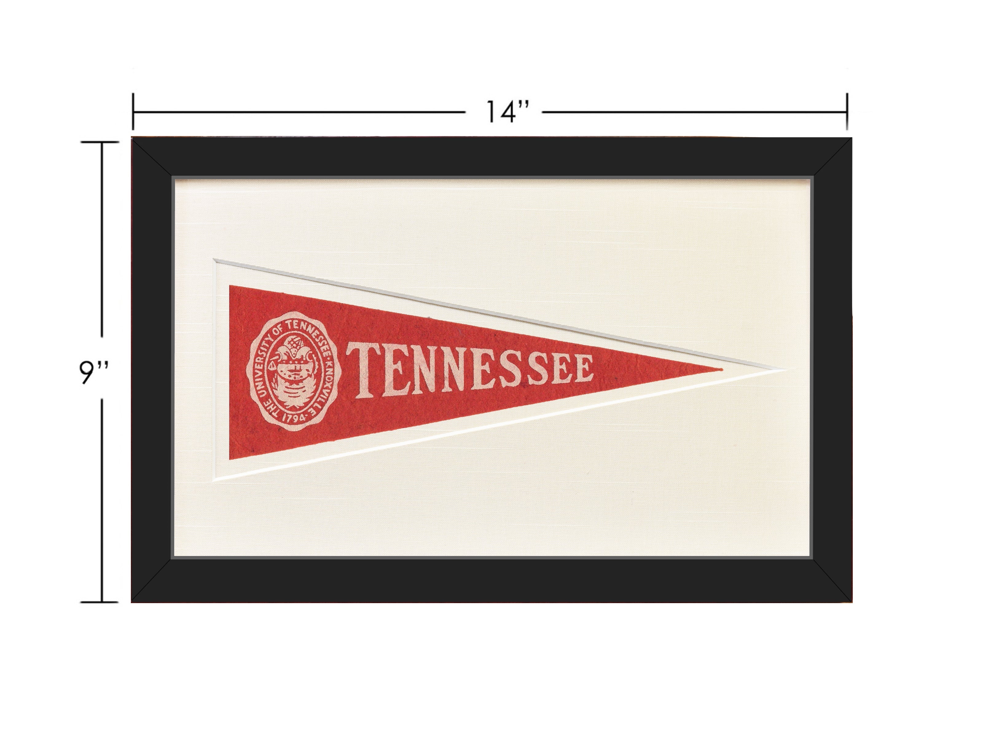 Vintage University of Tennessee Hormel Pennant