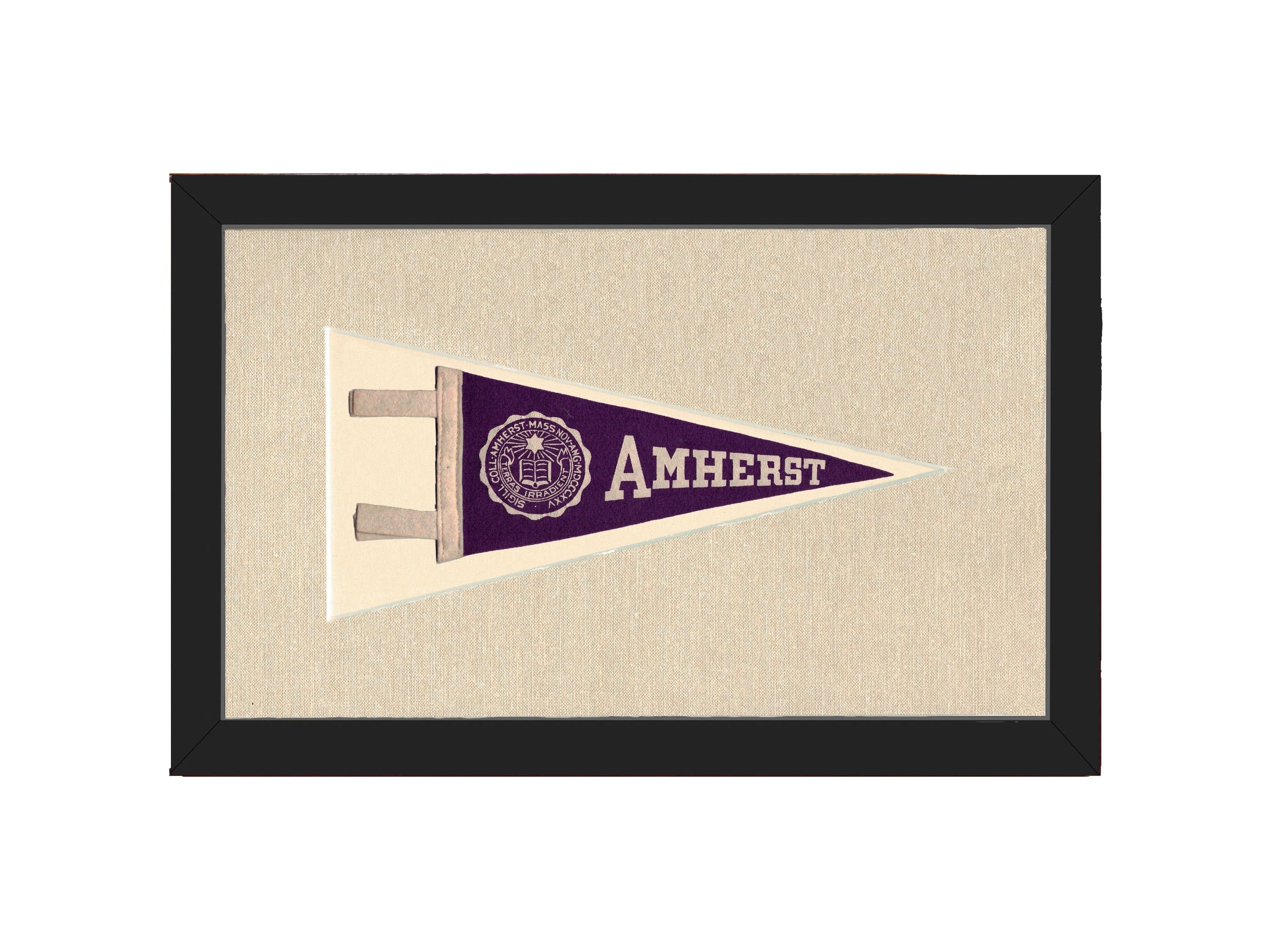 Americana Memories Vintage Pennants and Memorabilia Vintage Amherst College Pennant
