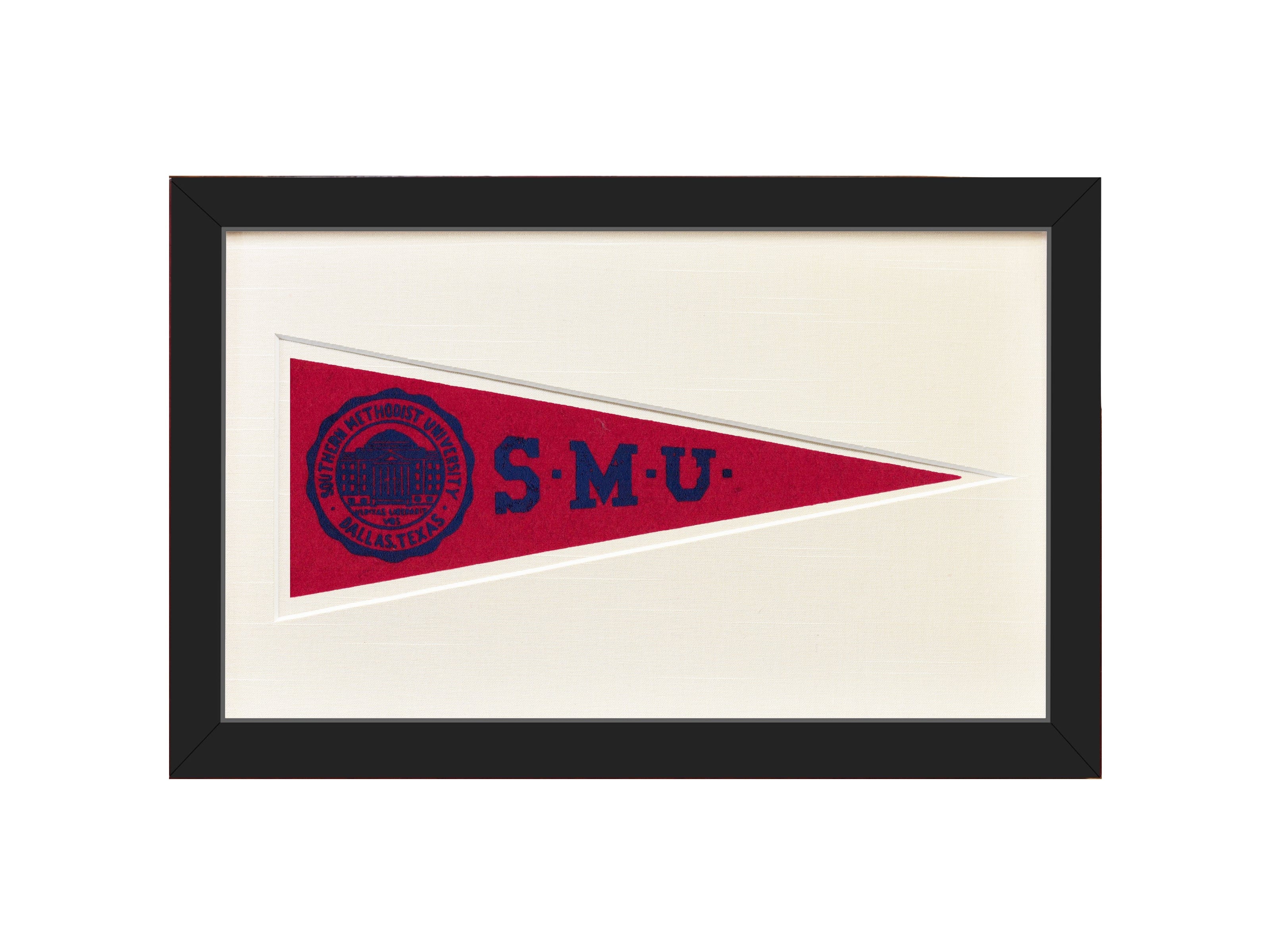 Vintage Southern Methodist University Hormel Pennant - My American Goods