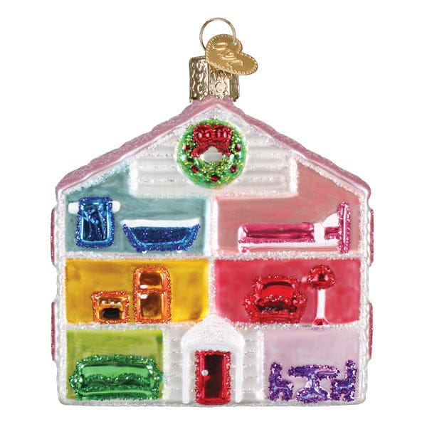 Old World Christmas 3.5 X 3.1 X 1.75 / 44243 Lovely Doll House Ornament