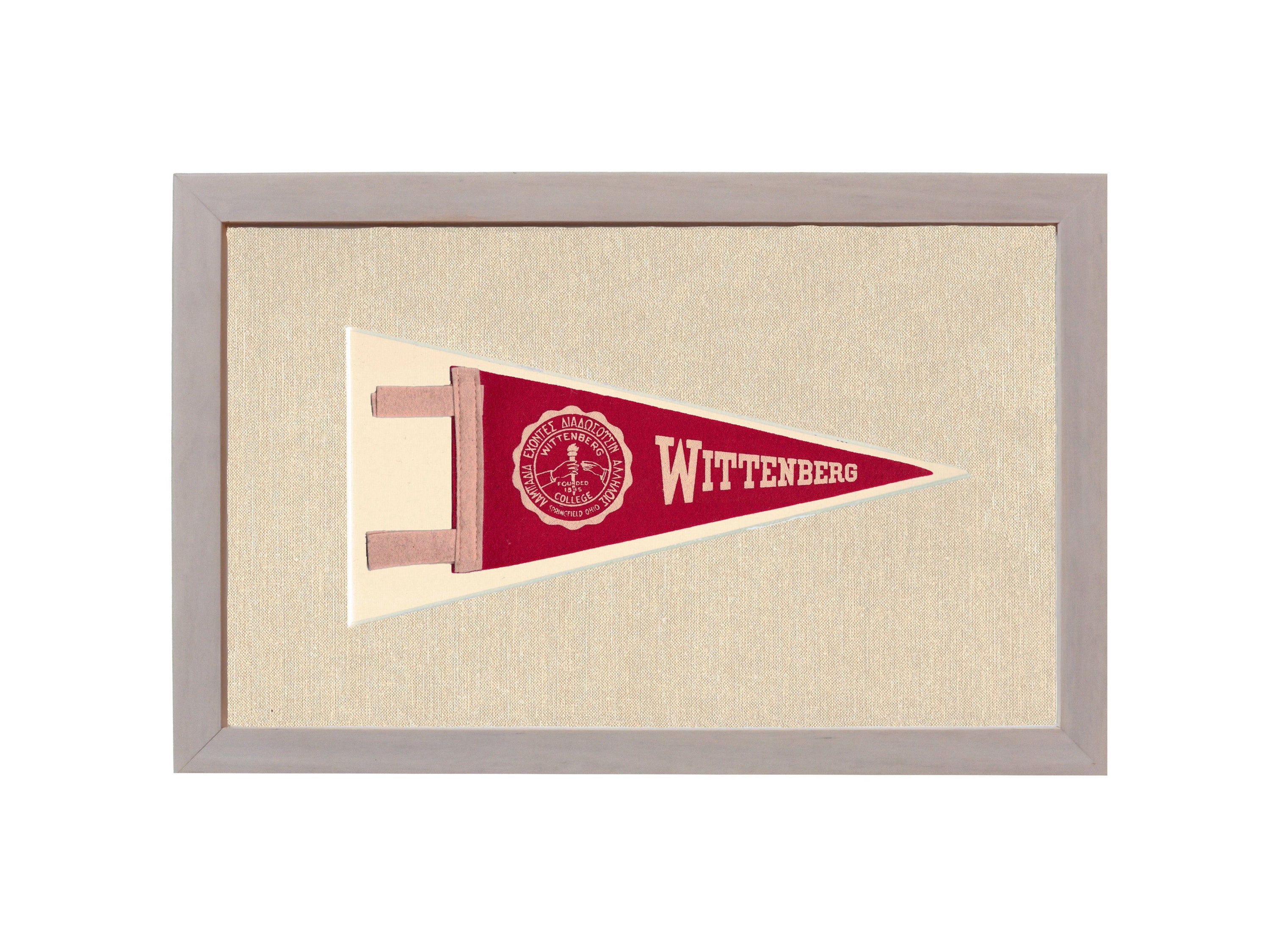 Vintage Wittenberg College Pennant