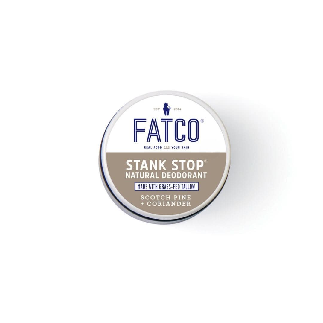 Stank Stop Cream Deodorant, Scotch Pine+Coriander, 1 Oz - My American Goods