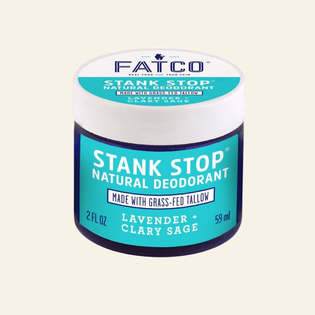 FATCO Skincare Products Stank Stop Cream Deodorant, Lavender+Sage, 1 Oz