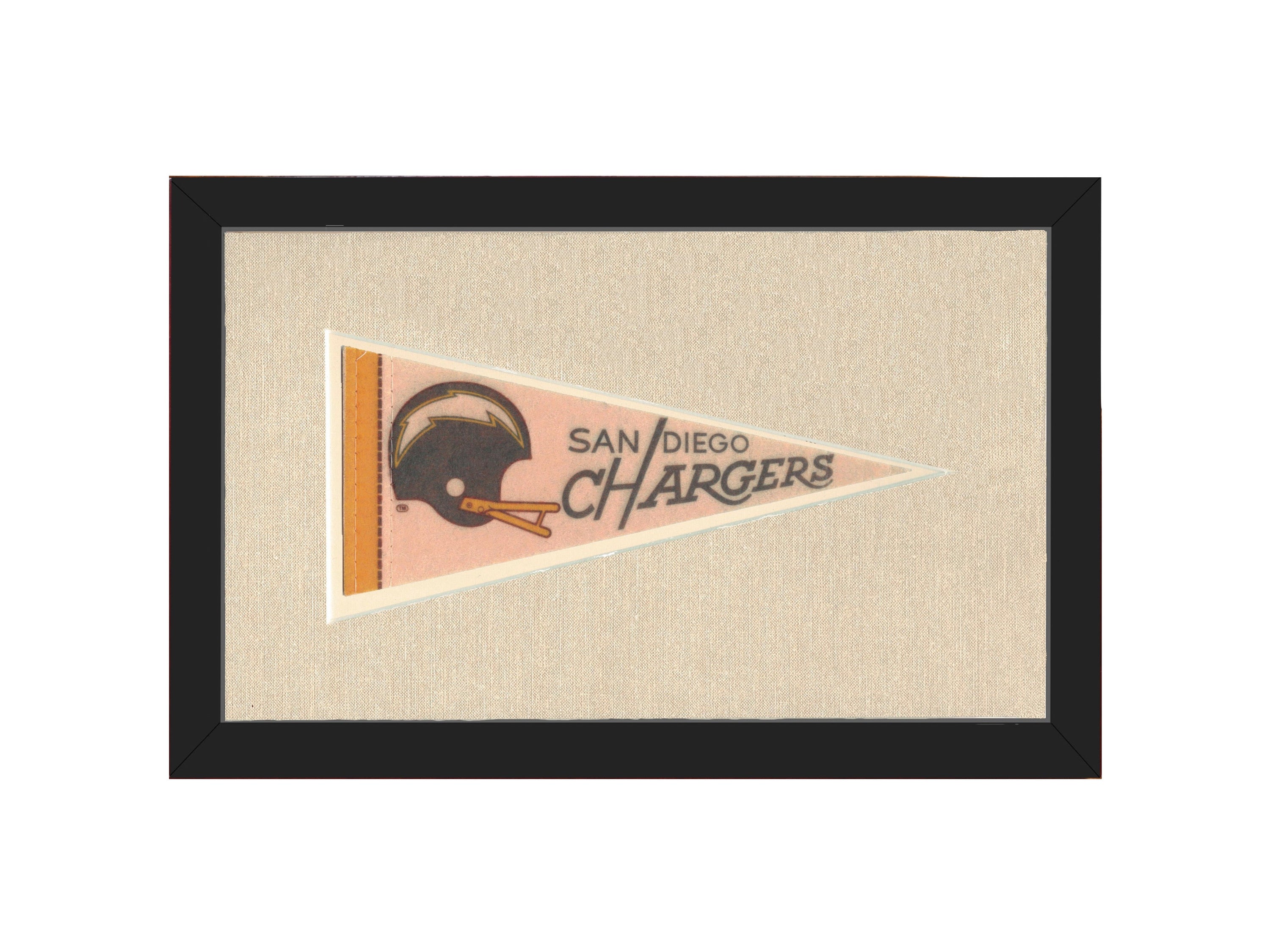 Vintage San Diego Chargers Pennant