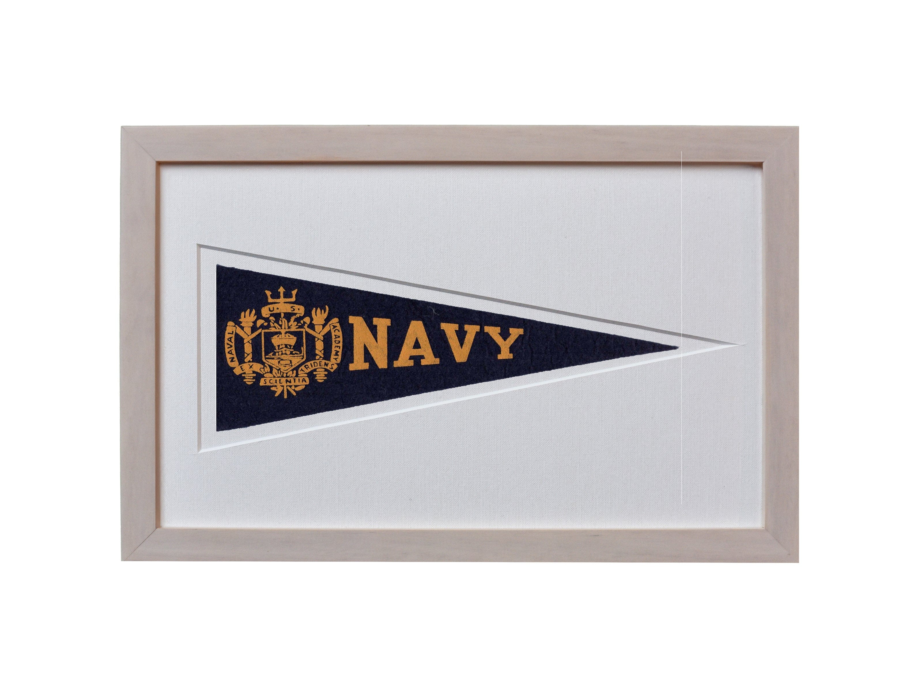 Vintage Navy Hormel Pennant - My American Goods