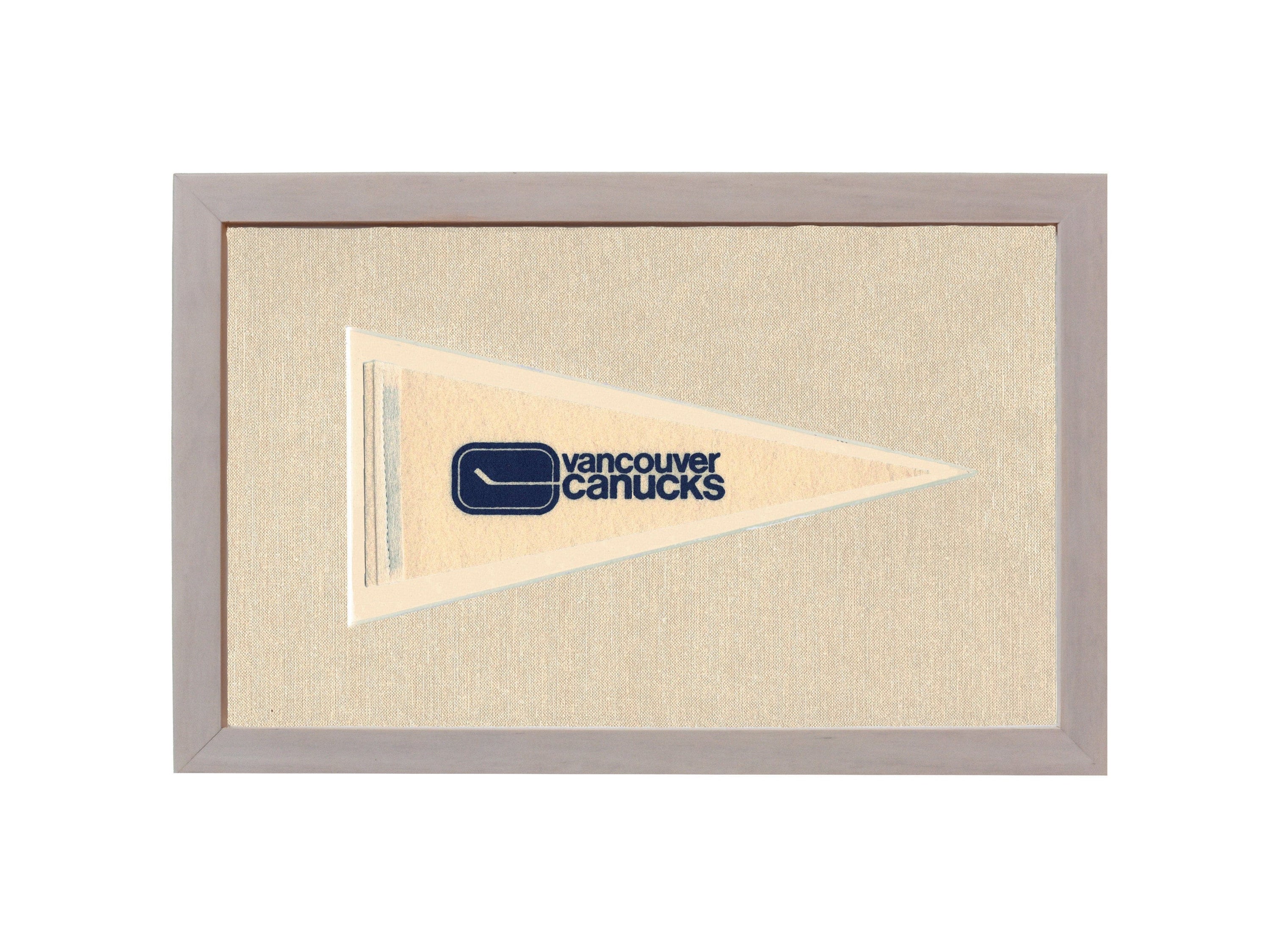 Americana Memories Vintage Pennants and Memorabilia Vintage Vancouver Canucks Pennant