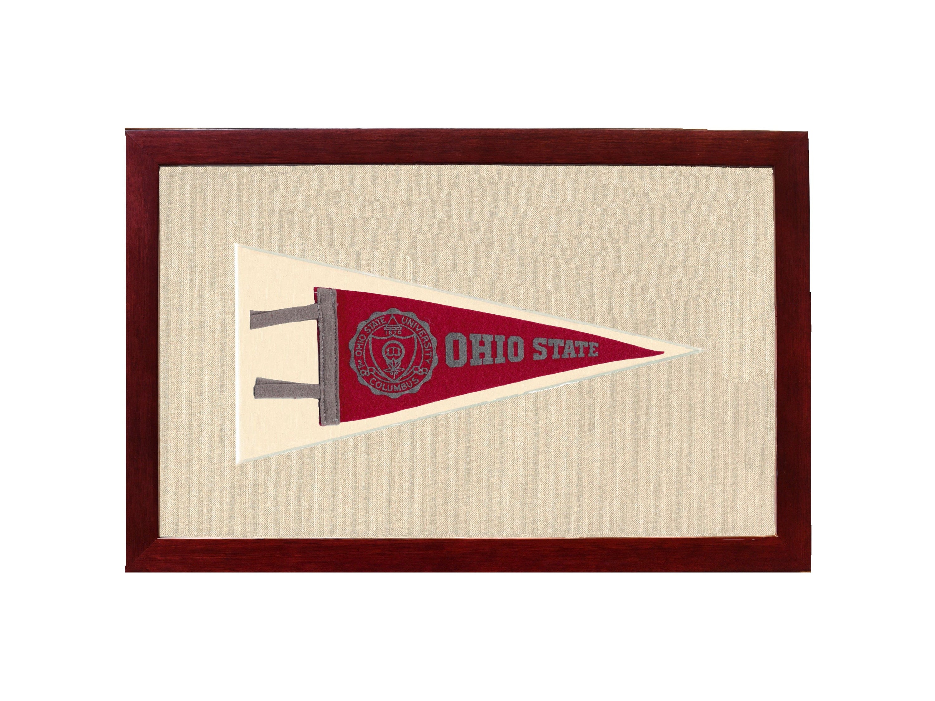 Americana Memories Vintage Pennants and Memorabilia Vintage Ohio State Pennant