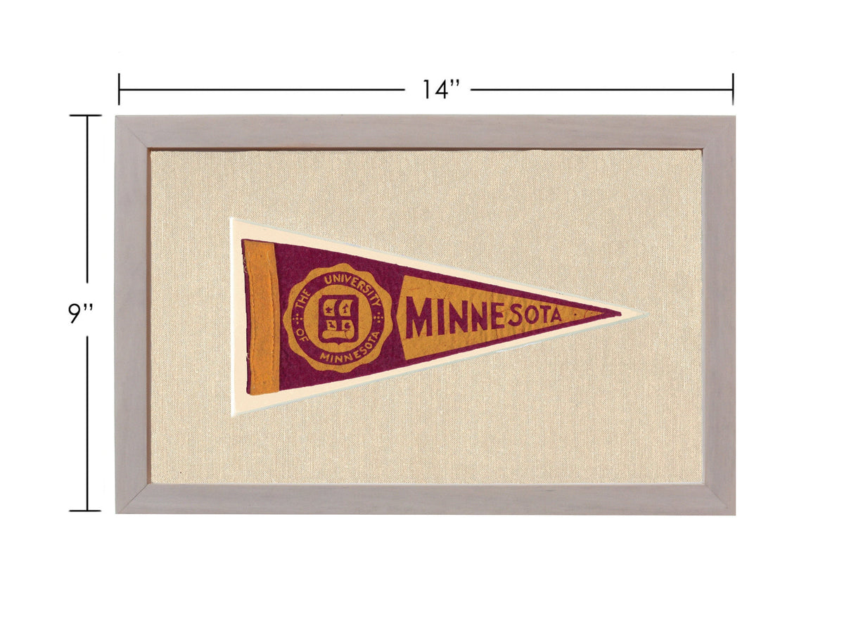 Americana Memories Vintage Pennants and Memorabilia Vintage University of Minnesota Pennant