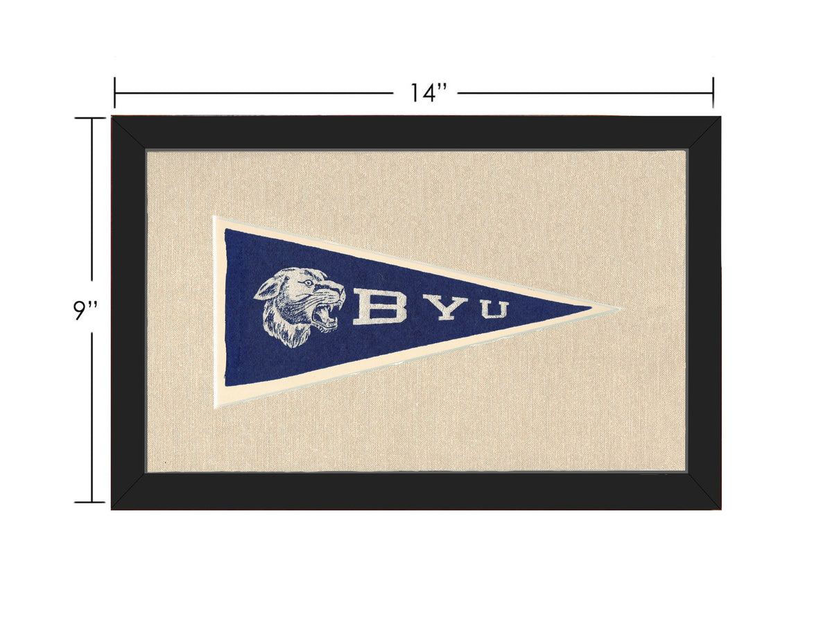 Vintage Brigham Young University Pennant